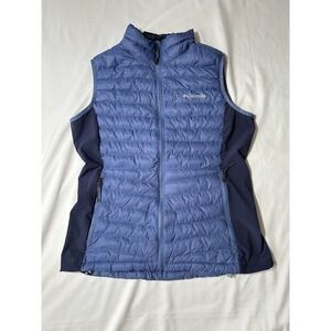 Columbia South Valley Vest Blue Women's Large